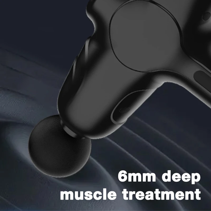 New Products Low Sound Deep Tissue Percussion Massage Gun Hot Dropshipping Product for Body Massage Gun
