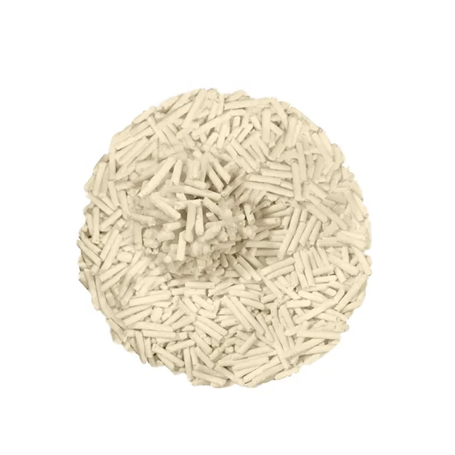 Highly Absorbent Eco Clean Crushed Tofu Cat Litter With Vacuum Plastic