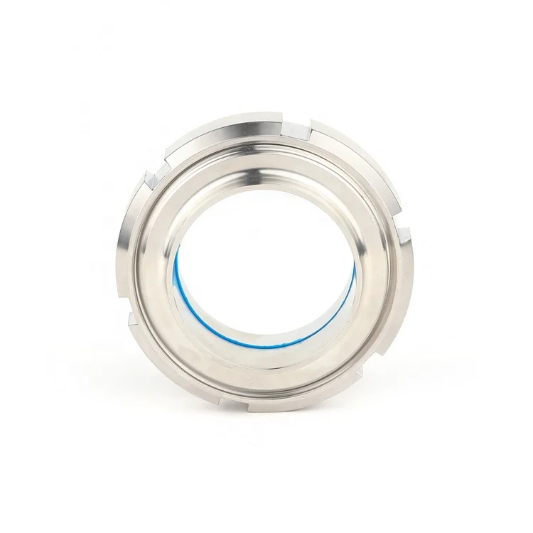 QiiMii Hot Sale SS304/SS316L Sanitary  Stainless Steel Rotary  Union Pipe Fitting Welding Tri-Clamp Thread Flange