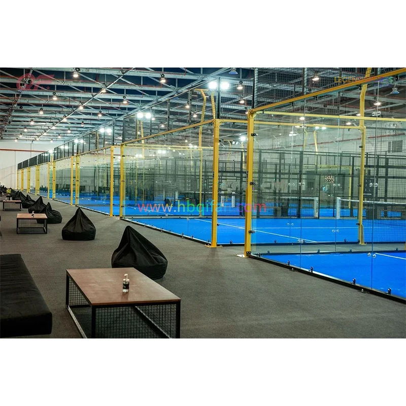 New Arrival Outdoor Indoor Paddle Tennis 10*20m Size Padel Court Supplier Pistas De Padel