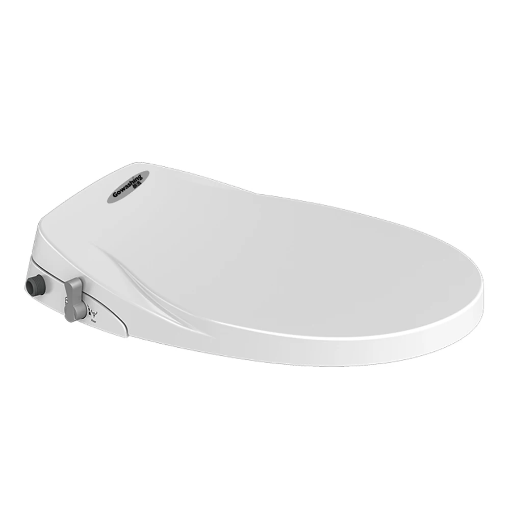 Non Electric Mechanical Bidet Toilet Soft Close Toilet Seat Shape D Seat Cover