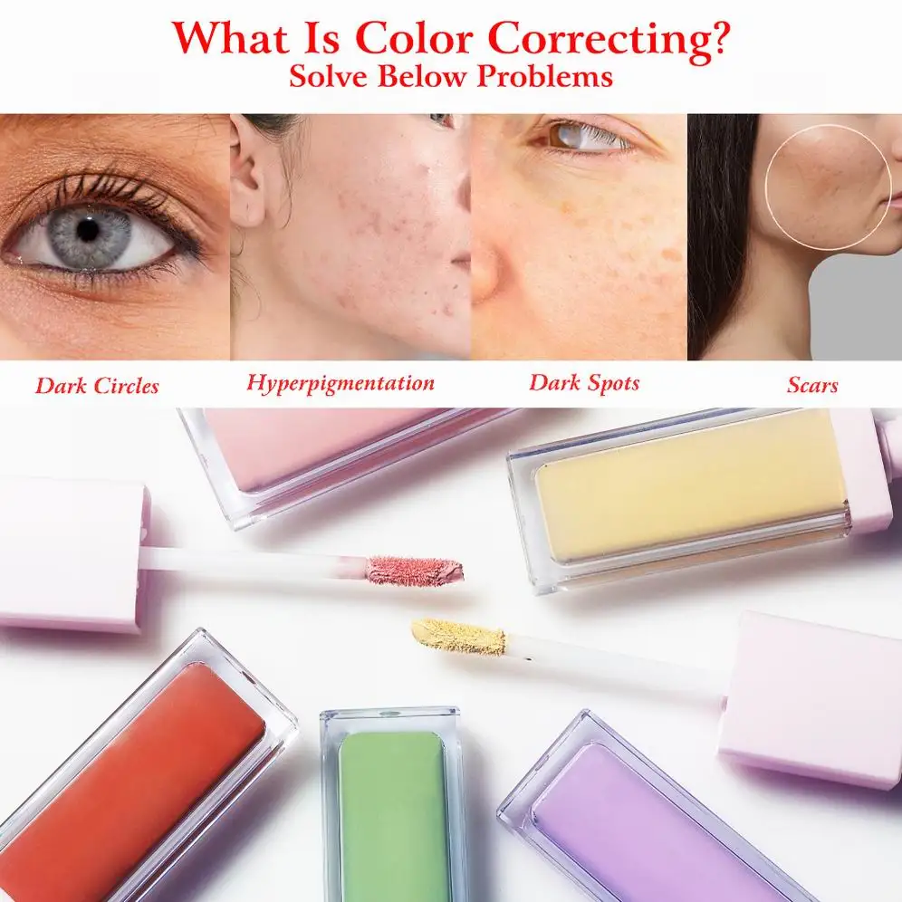 Hydrating Creamy Waterproof Pink Liquid Concealer Foundation Aloe Vera Full Coverage Cream Matte Liquid Concealer