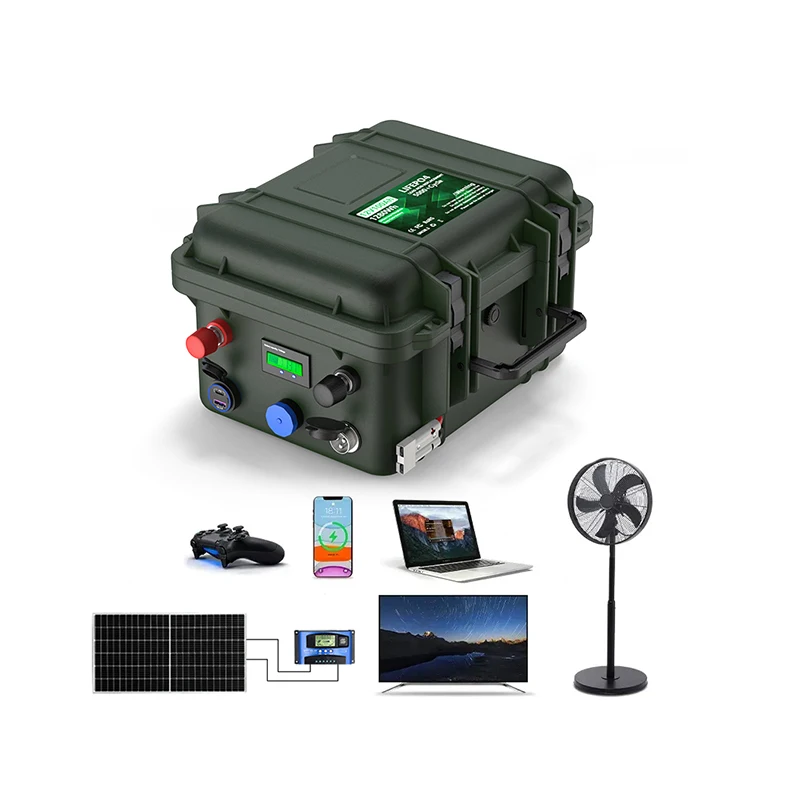 CERRNSS Lifepo 4 Lithium Battery Tending 12V DC AC 300W Solar Charging Station Generator Outdoor Portable Power Station