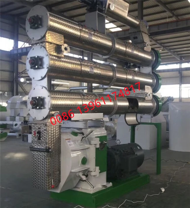 New Bird Feed Pellet Making Machine Big Poultry Feed Mill Cheap Price  Manufacturing Plant Featuring New Engine Gear
