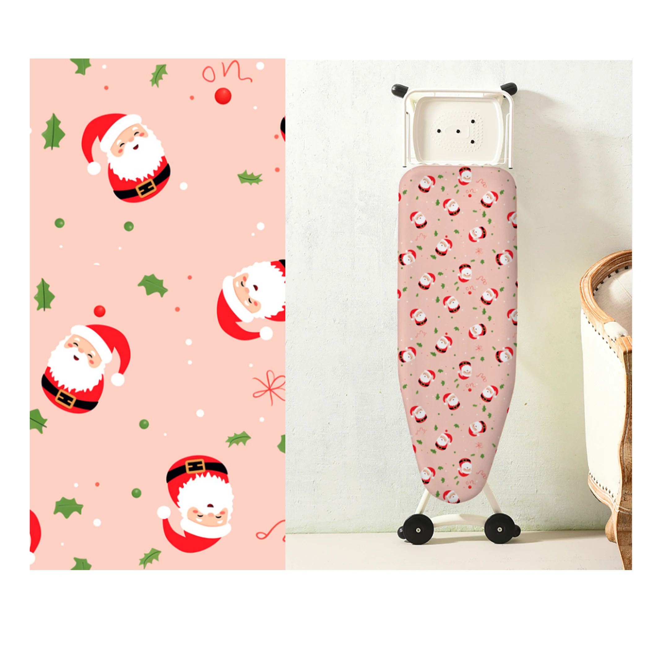 Hot selling Custom Heat-Resistant Cotton Fabric Ironing Board Cover for Hotel and Household