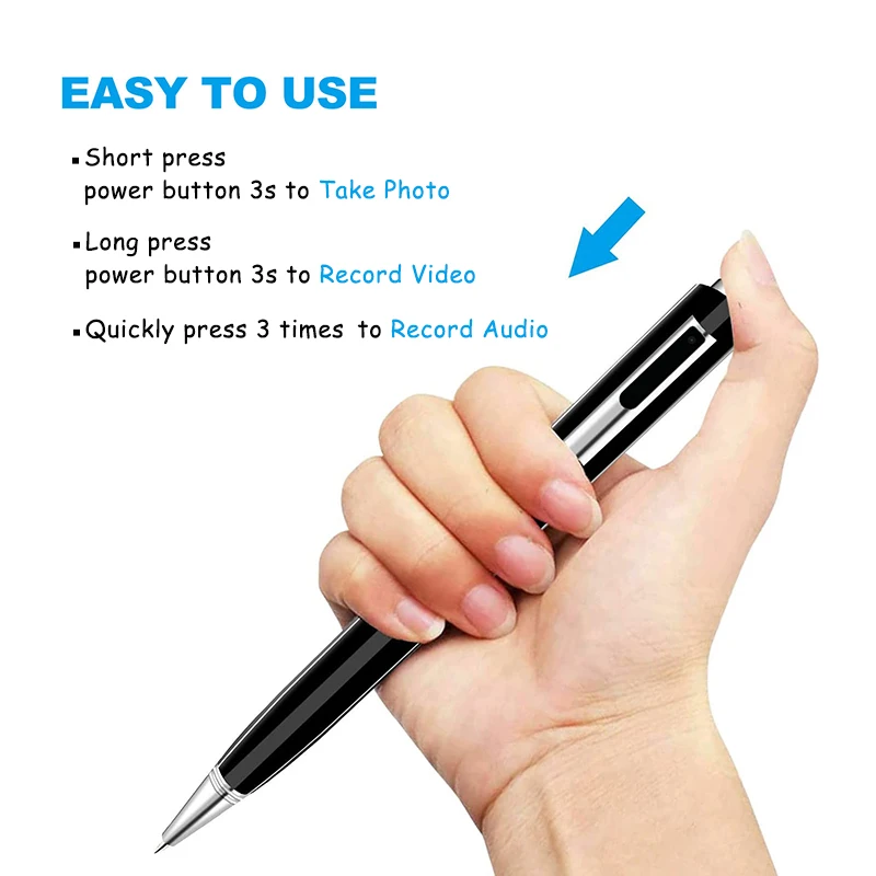 Full HD 1080P Portable Mini Hidden Pen Camera Spy Pen Camera Video Recorder