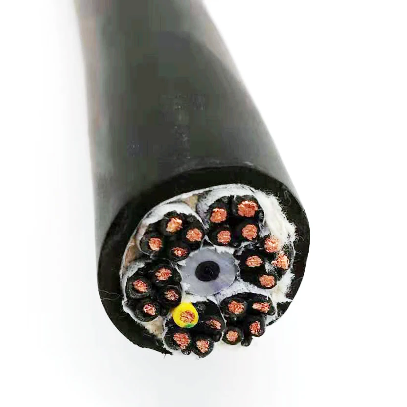 RVV 2/3/4/5 Cores Pins Copper wires 2/3/4/5/6/7/8/10/12/14/16/18 Cores Pins Copper Wire Conductor Electric RVV Cable Black