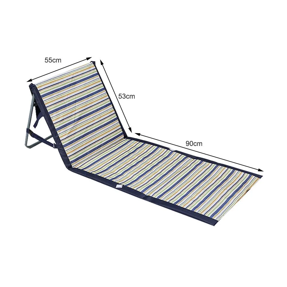 Beach Mat Chair With Waterproof Beach Camping 100% Polyester 600D Oxford Picnic Mat Blanket