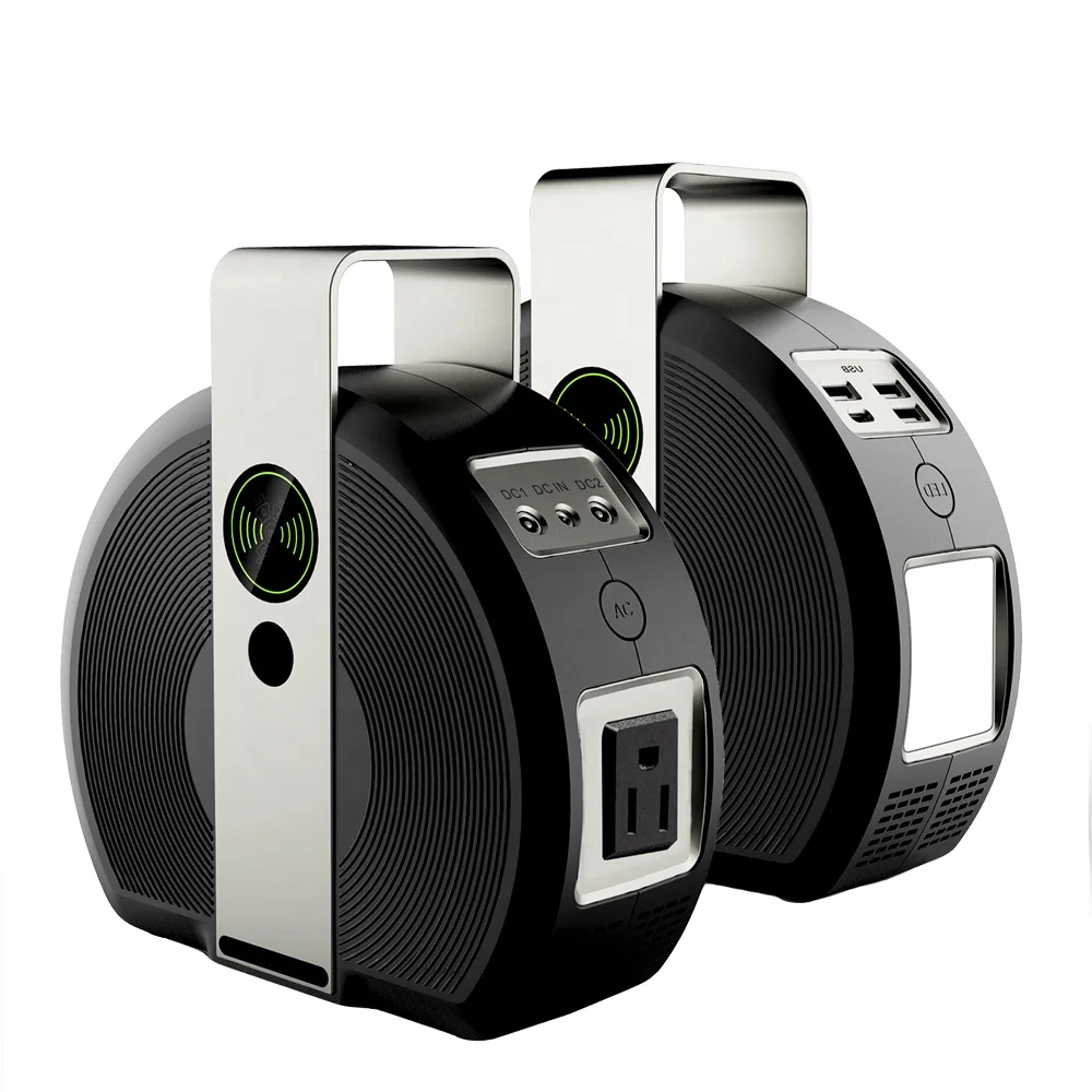 
multifunction lithium solar generator 12V portable power station 110V 220V AC outlet 