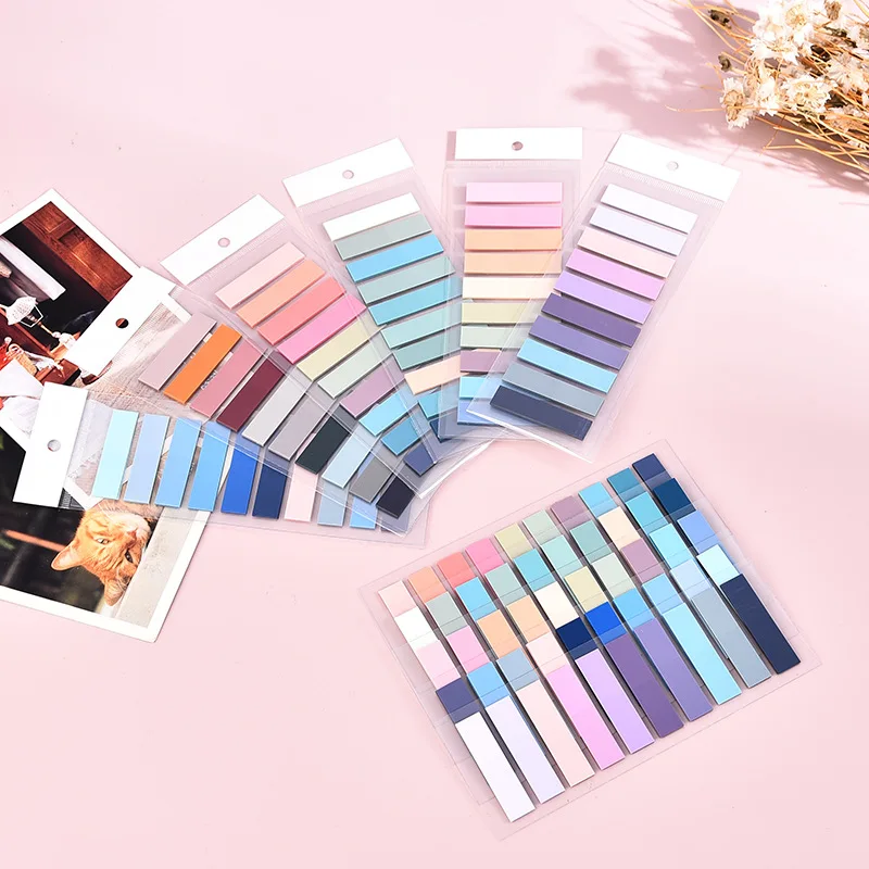 Self-Adhesive Sticky Tabs Book Index Page Memo & Marker Stickers for Planner Office & School Drawing Usage