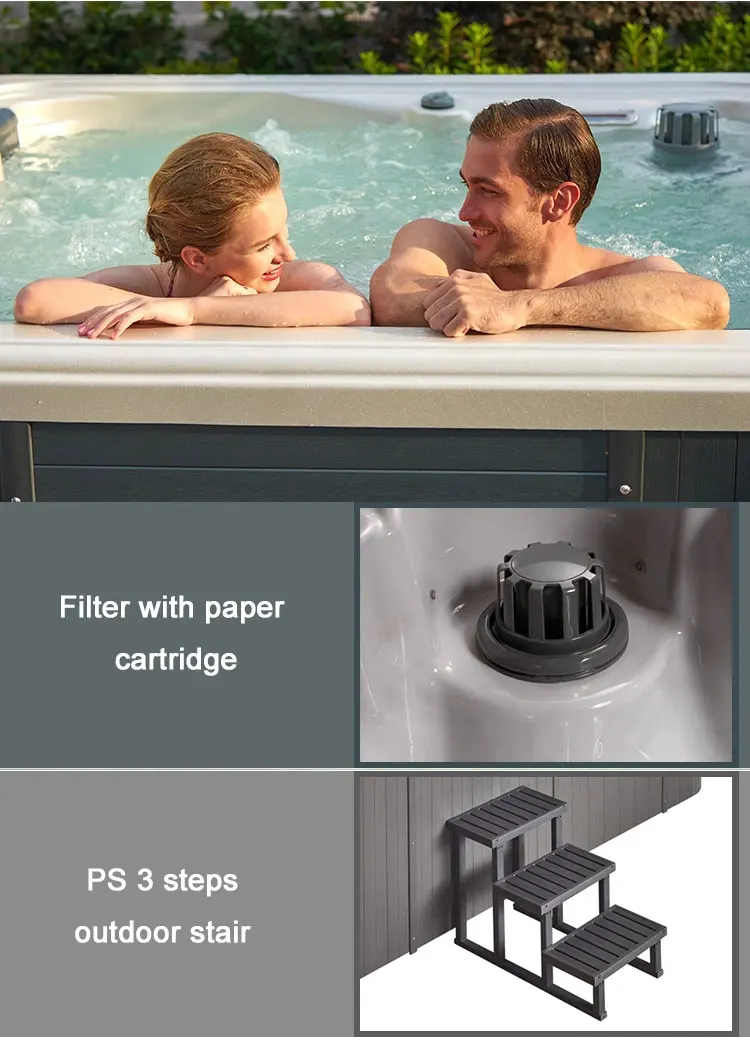 Luxury acrylic bathtubs bathtubs & Whirlpools swim spas outdoor spa swimming pool spa tubs large hot tub swim spa