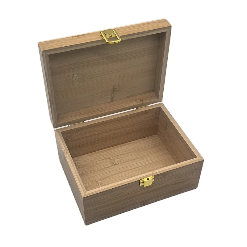 2024New Arrival Bamboo Storage Box Custom Wood Crafts Wholesale Home Decorative Wall Signs for Thanksgiving Gift Art Style