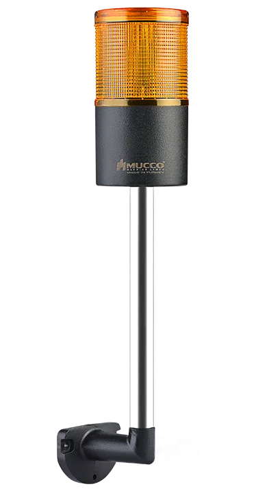 Best Selling High Light Led Signal Tower Warning Light Yellow Steady Light 24V/DC High Quality Signal Tower