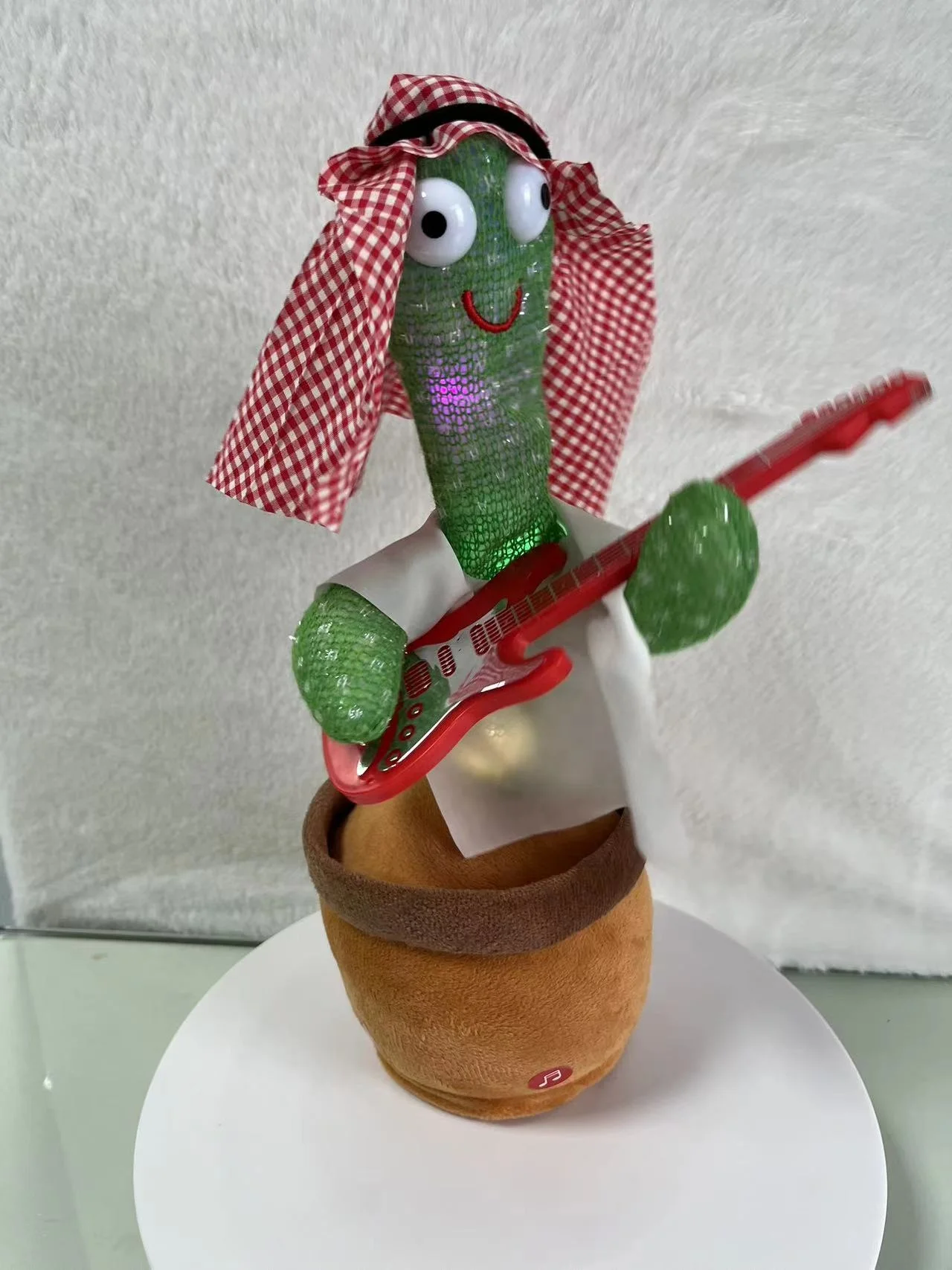Popular Cactus Toy Dancing Cactus Twisting Singing Learning Tongue Recording Learning To Speak USB Battery Lighting Up Cactus