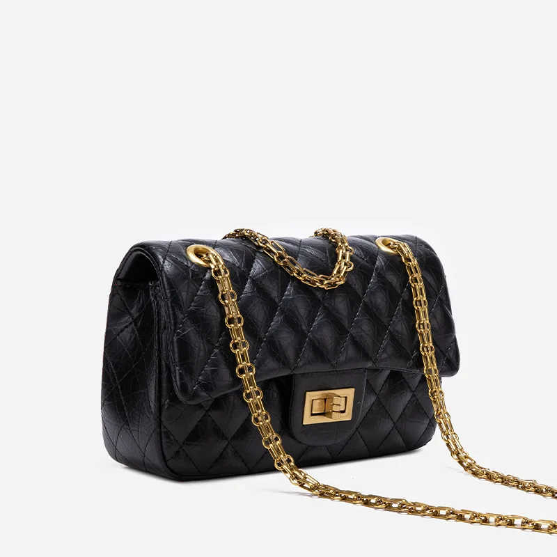 Factory spot 2022 new elephant pattern rhombus shoulder all-match chain diagonal bag