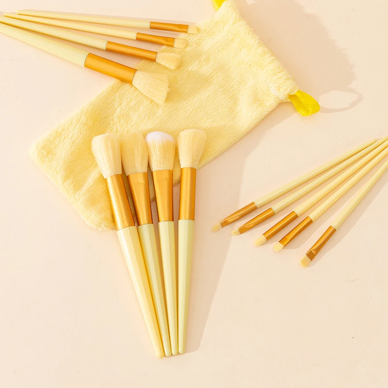 Beginner Specific Wholesale 13 Makeup Brushes Set With Cloth Bags Soft Durable Portable Makeup Brushes Set for Novice