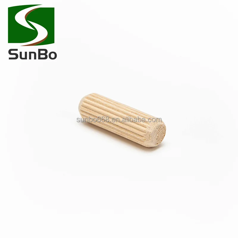 Cheap Price  Wood Dowel Pins  Furniture Connecting Wood Screw  Wooden Dowels   Fluted