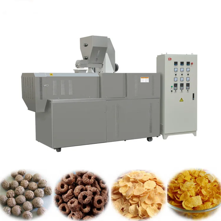 corn flakes making machine corn flakes multifunction breakfast cereal making machine packaging machine