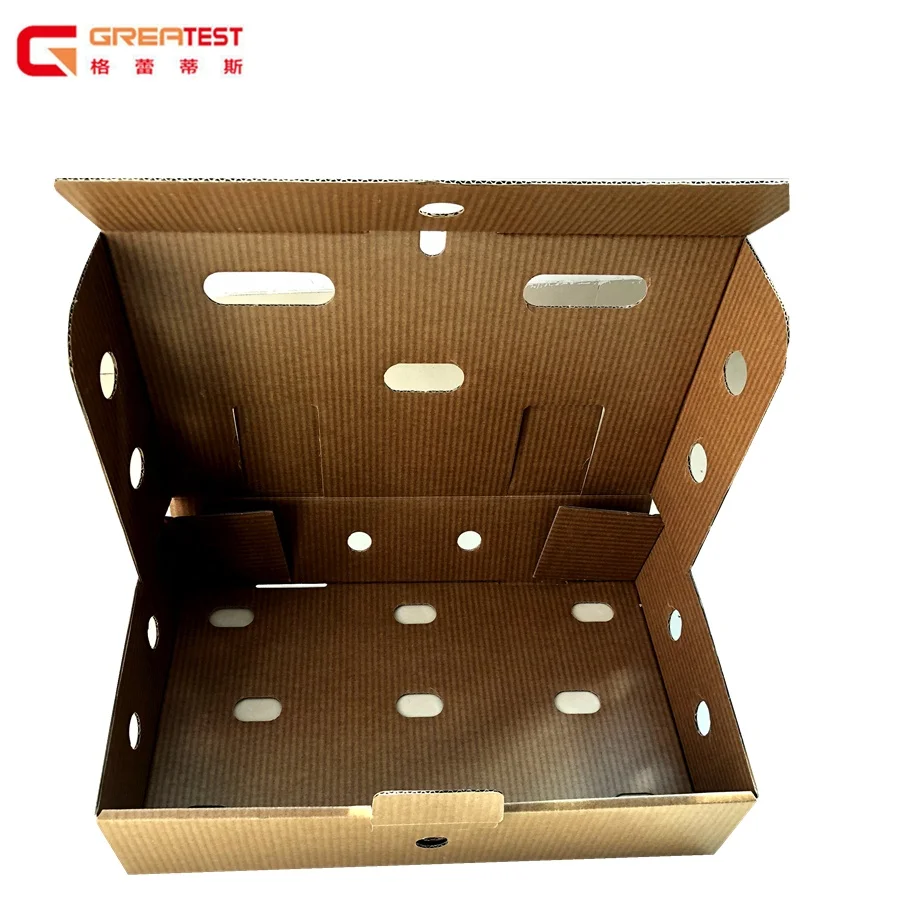 Водонепроницаемая и герметичная картонная коробка с вощеным покрытием для замороженного мяса рыбы