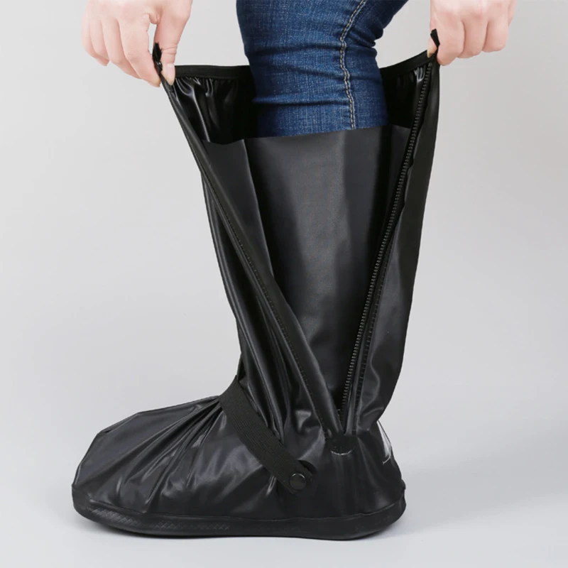 Factory OEM Anti Slip Reusable PVC Outdoor Waterproof Rain Boot Overshoes Shoes Cover