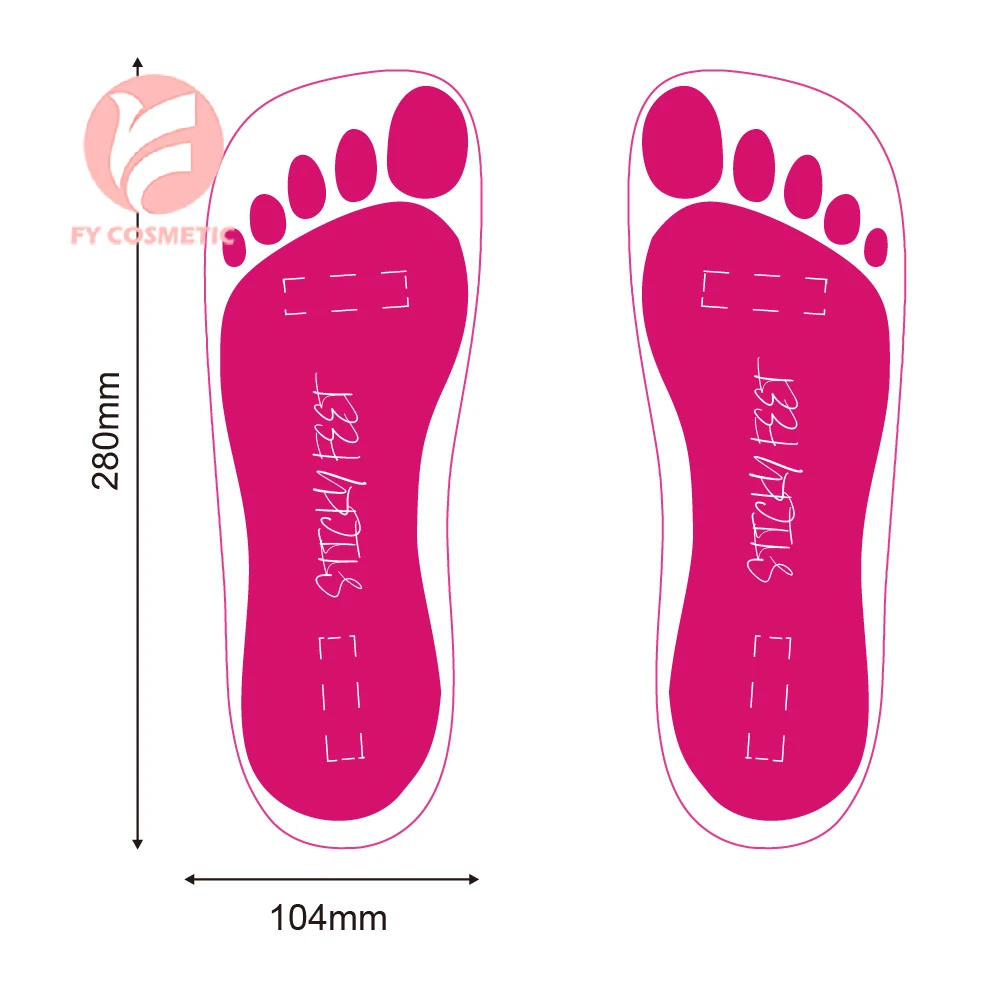 В наличии, одноразовые защитные салфатели для ног, 25 розовых цветов