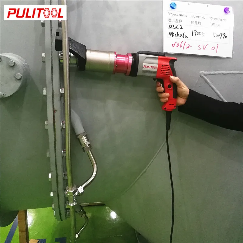 Digital display 450Nm single speed adjustable electric torque wrench factory spot