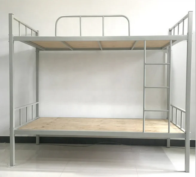 Fast Delivery School Furniture Metal Wall Steel Fashion Beds Bunk Bed For Students Or Kids