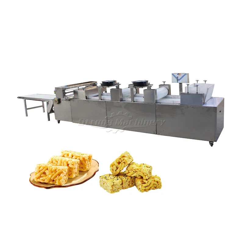 Grain Energy Bar Cereal Crispy Chikki Snacks Making Machine