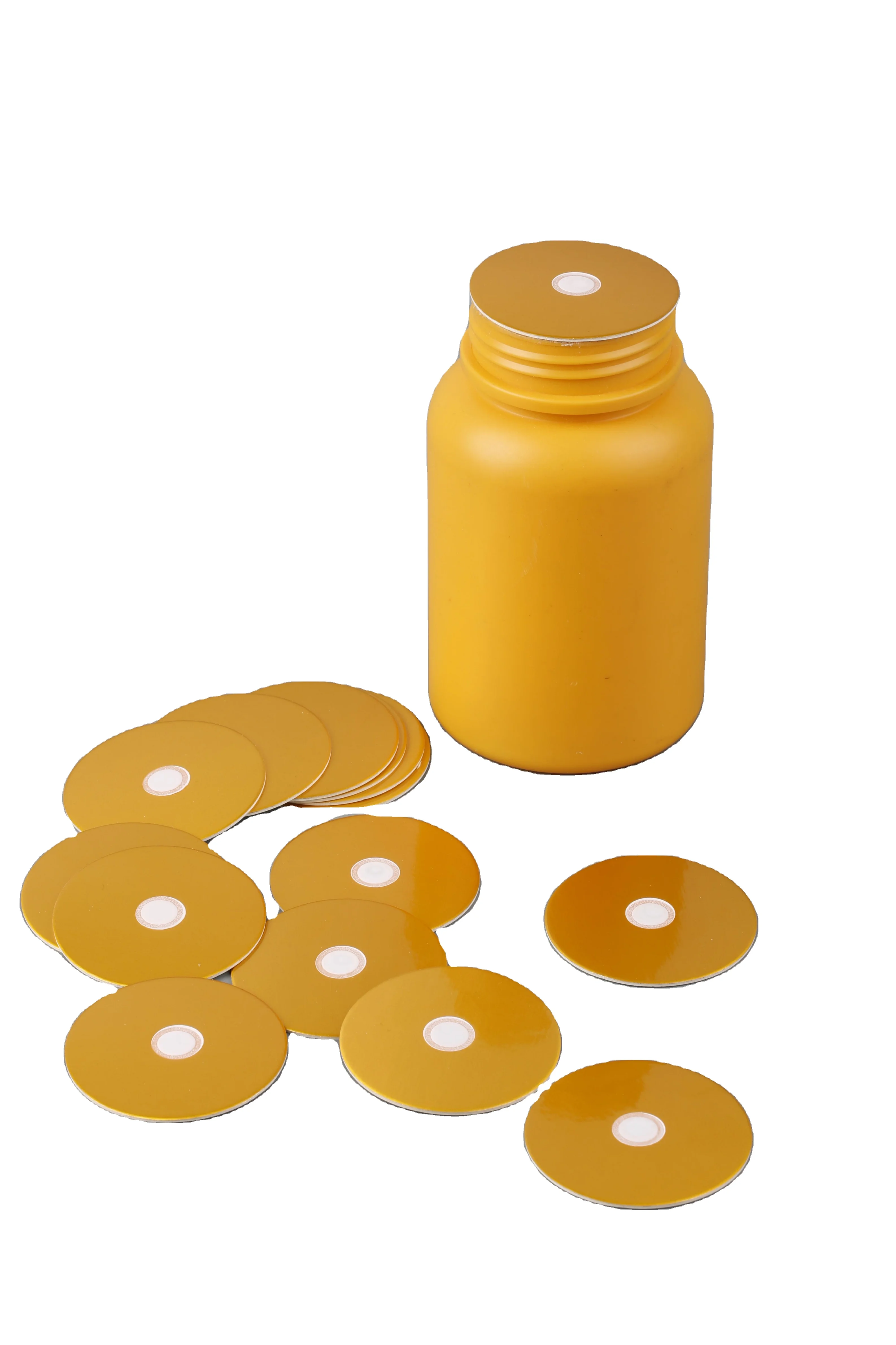 Factory Supplier Vented Golden Induction Aluminum Foil Seal Liner Gasket for plastic cap seal