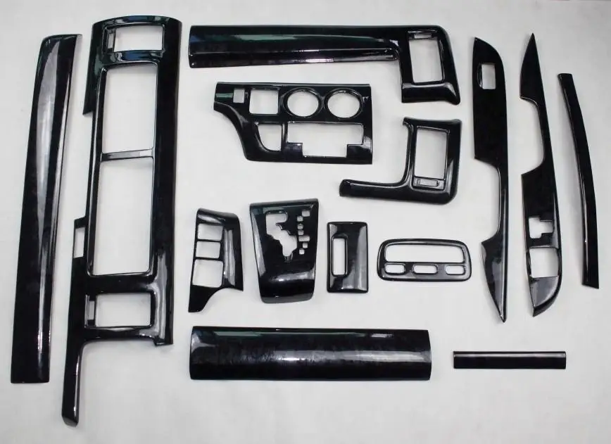 Hiace van 2005-2009 II dashboard panel sticker RHD piano black wide body 1880 narrow body 1695