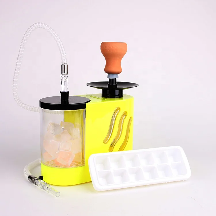 New design Ice cooler hookah for summer freezer ice shisha keep 2 hours cooling for smoking lounge