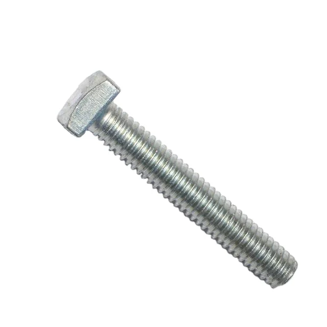 Black Galvanized HDG A307 Sector Liner Bolt Carbon Steel Full Thread Square Head Bucket Bolt