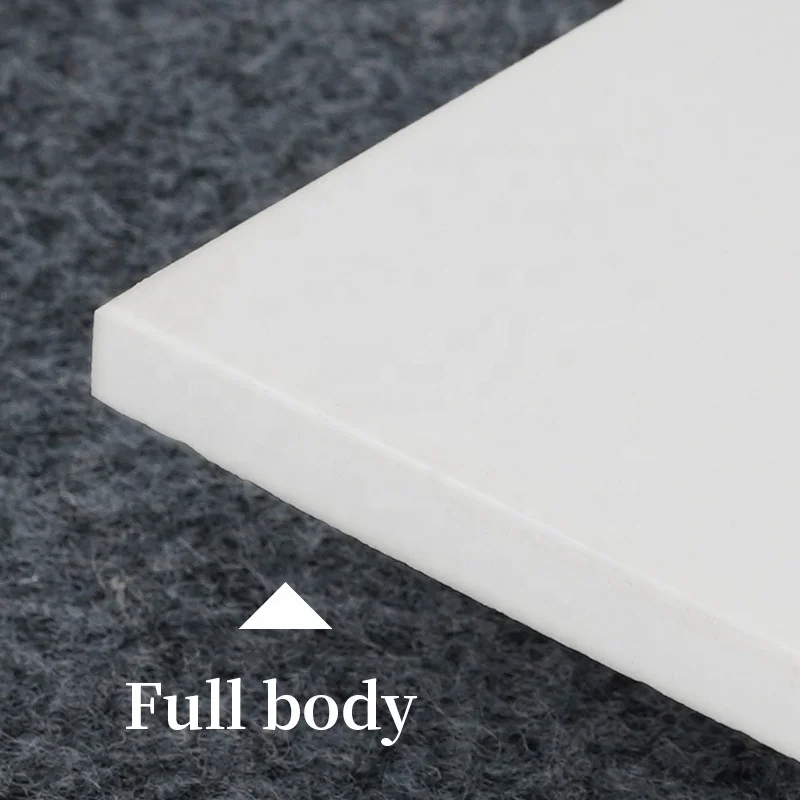 Vitrified ivory white colored 600x600 gloss pure white polished porcelain floor tiles