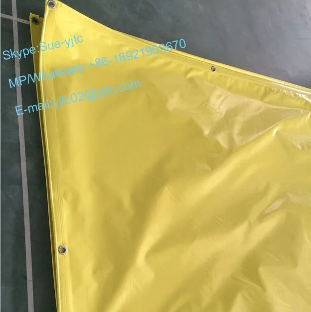 Fumigation PVC Transparent Mesh tarpaulin cover