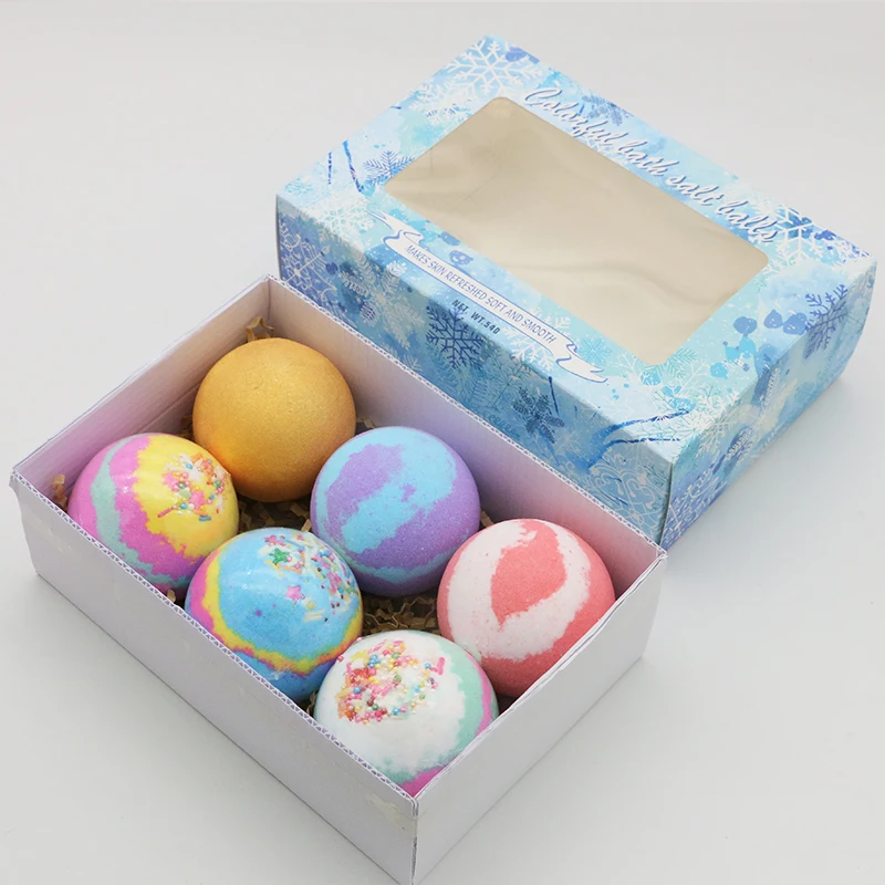 Skin Care Bubble Luxurious SPA Bath Bombs gift set For Women Mom Girls Teens