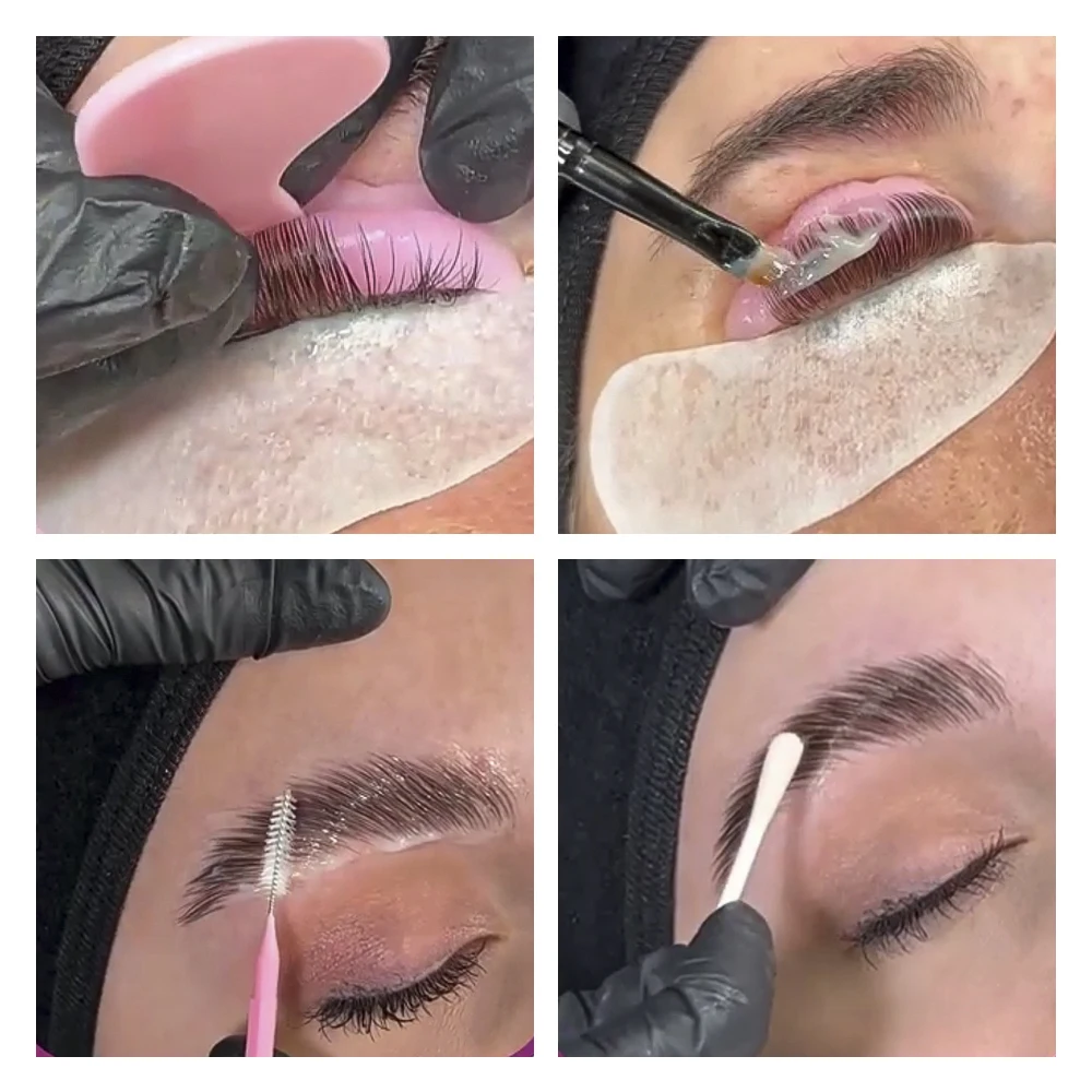 Eyelash Lamination Custom Logo Lash Lifting tool shields rods pads brow lamination kit professional Lash lift Kits