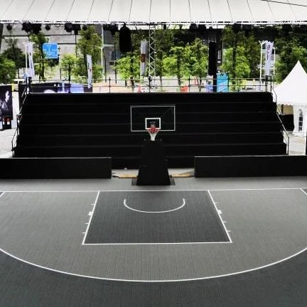 Modular Portable 3x3 Basketball Court Interlocking Flooring Outdoor Sport Court mat