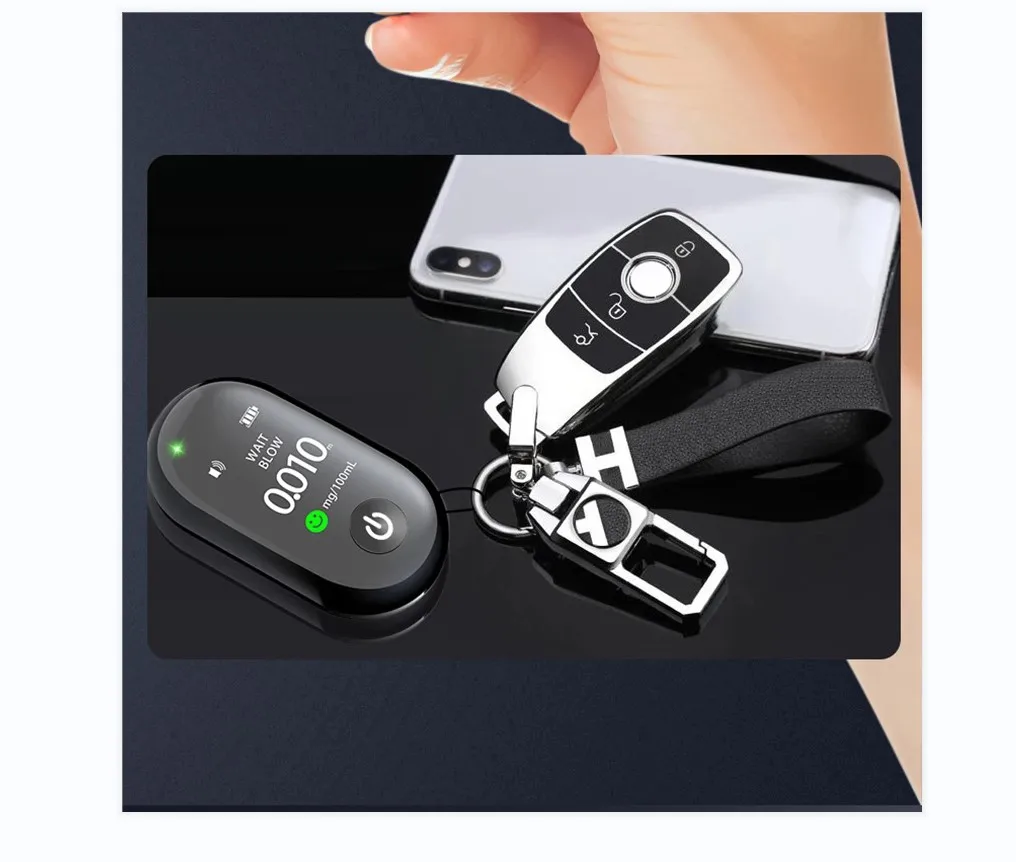 2022 Japan TFT display Alcohol Tester Breathalyser MEMS Sensor Alcohol Breath detector Alcohol testing equipment Breathalyzer