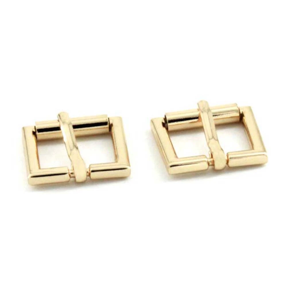 Custom Metal small Roller Buckle Metal Bag Buckle Strap Adjust Shoes Pin Buckle For Handbag