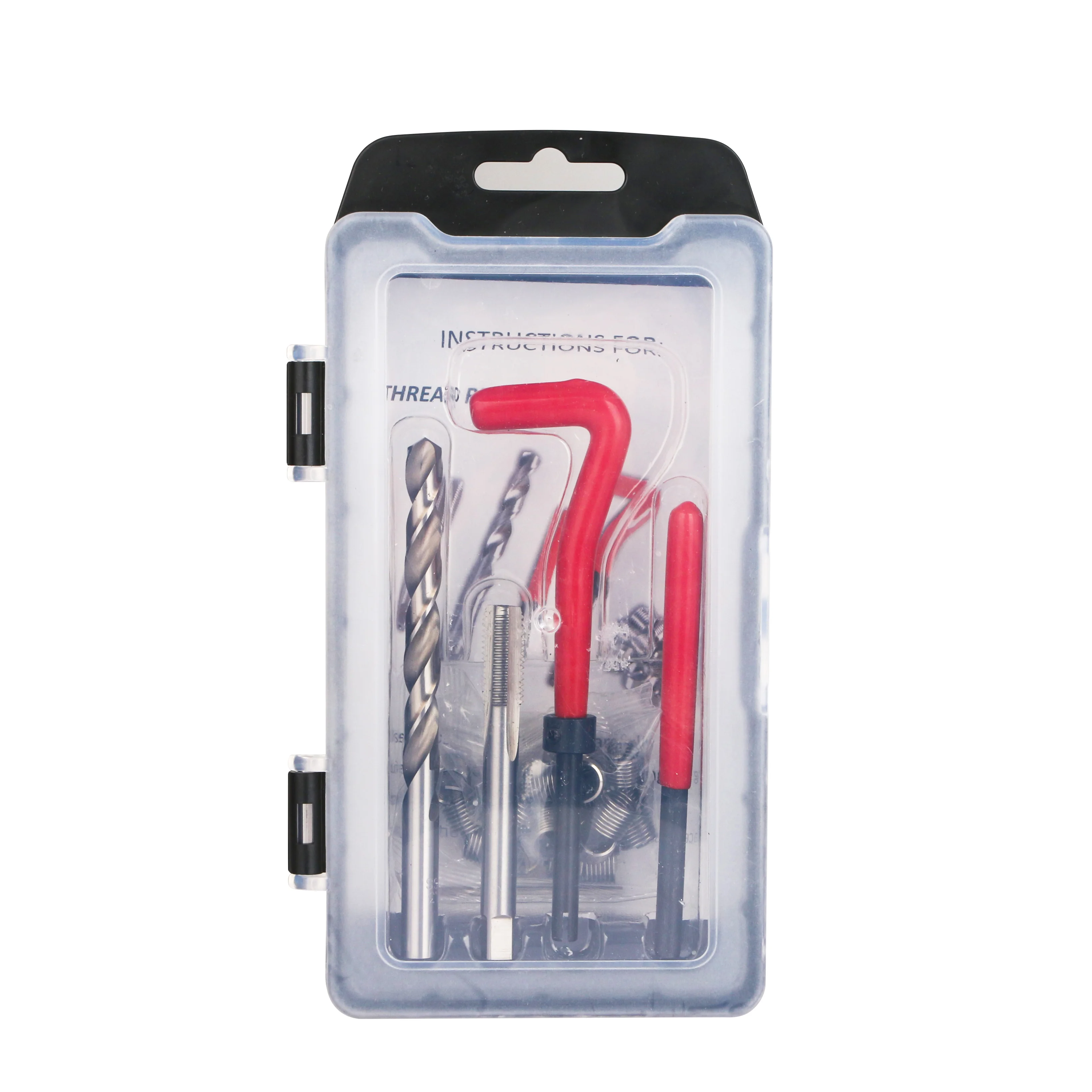 Hand Tool 15pcs Thread Repair Insert Kit M8 Rugged Thread Repair Kit Tap & Die Set Stainless Steel / High Speed Steel