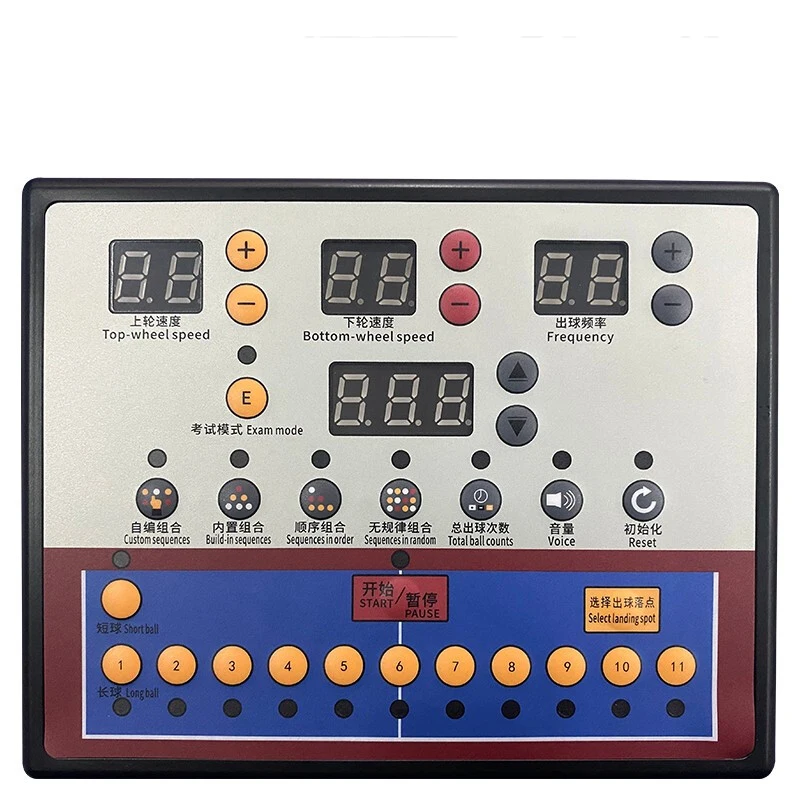 Y&T V989 high level ping pong machine Smart serve auto-recycle table tennis robot