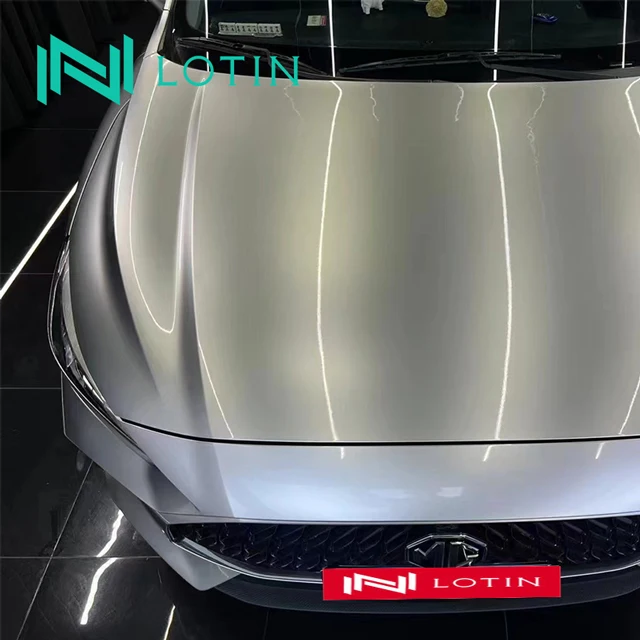 Top Quality Car Body Stick Wrapping Film Liquid Star Silver Self Adhesive Vinyl Wrap Films for Vehicle