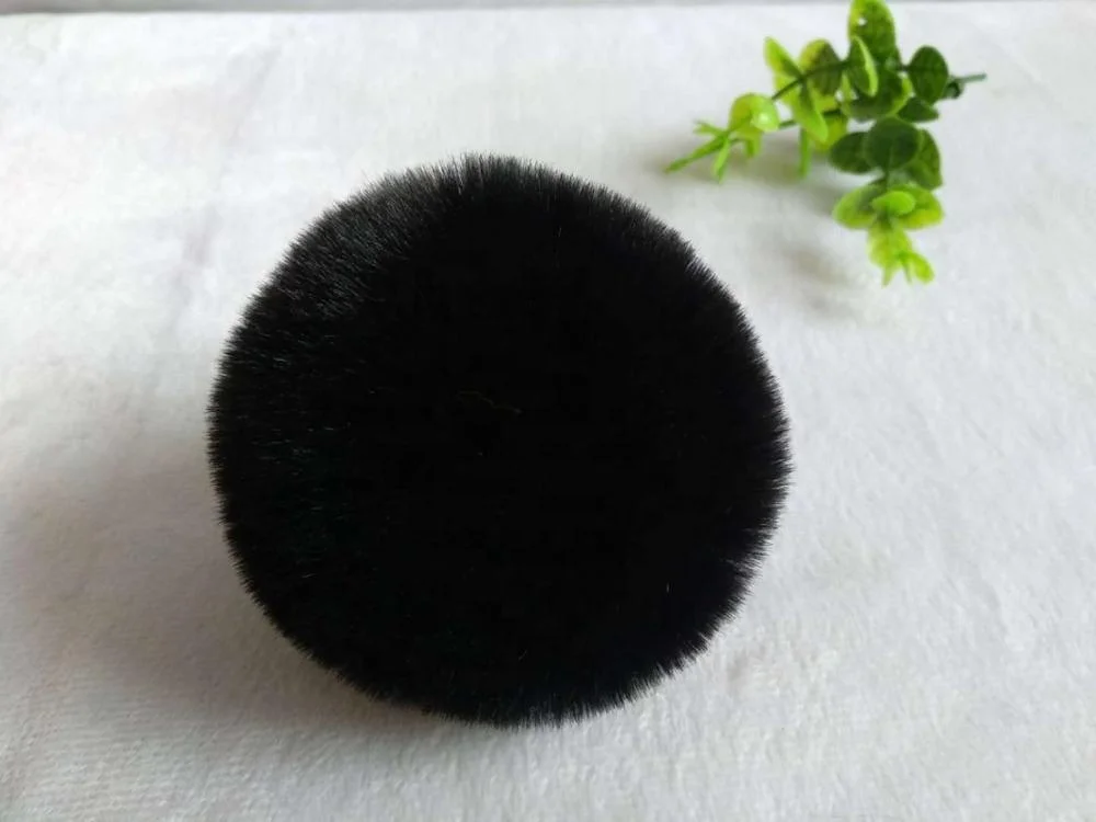 Wholesale Colorful High Similar Fake fox Fluffy Fur Pom Pom Soft Fake Rabbit Fur Pom Poms for Scarf /hat /garment Accessories