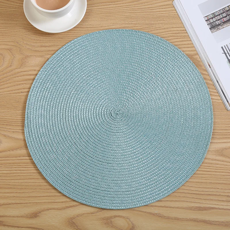 Обеденная подставка под заказ, круглые тканые подставки