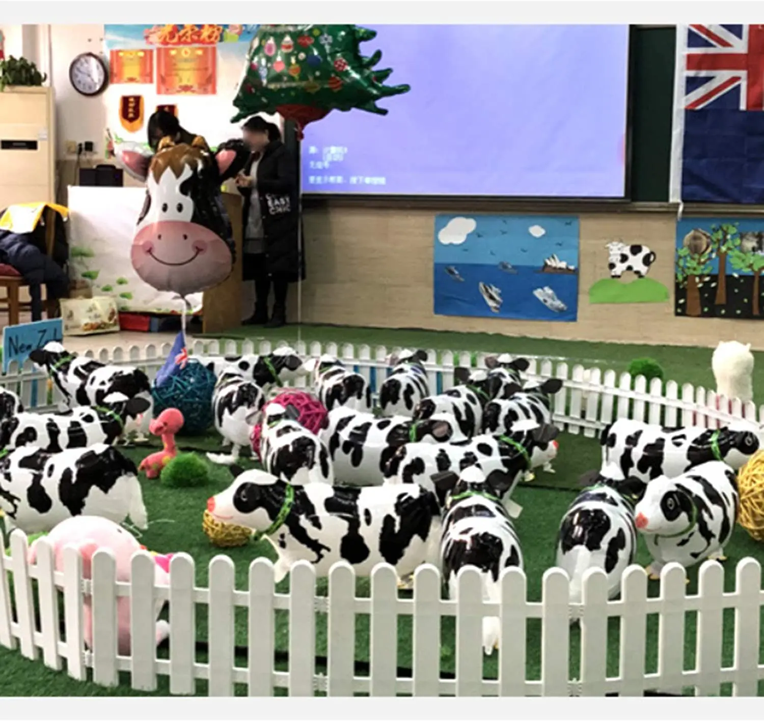 Walking Animal Penguin Balloons Forest Tiger Animals Birthday Supplies Kids Balloons Animal Theme Birthday Party Decorations