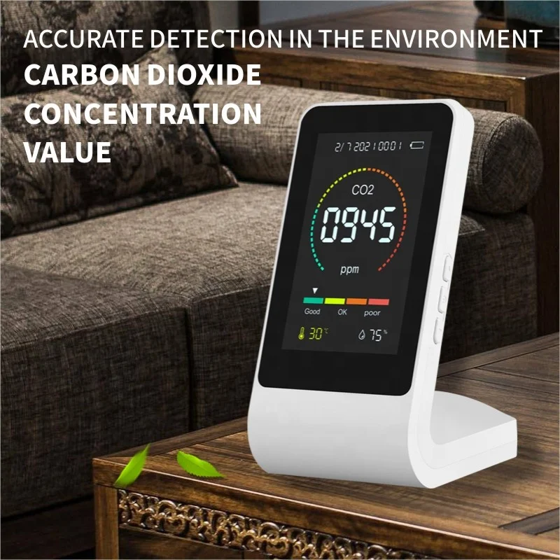 Home use portable gas analyzer Air Quality Monitoring Infrared Sensor Carbon Dioxide Co2 Detector