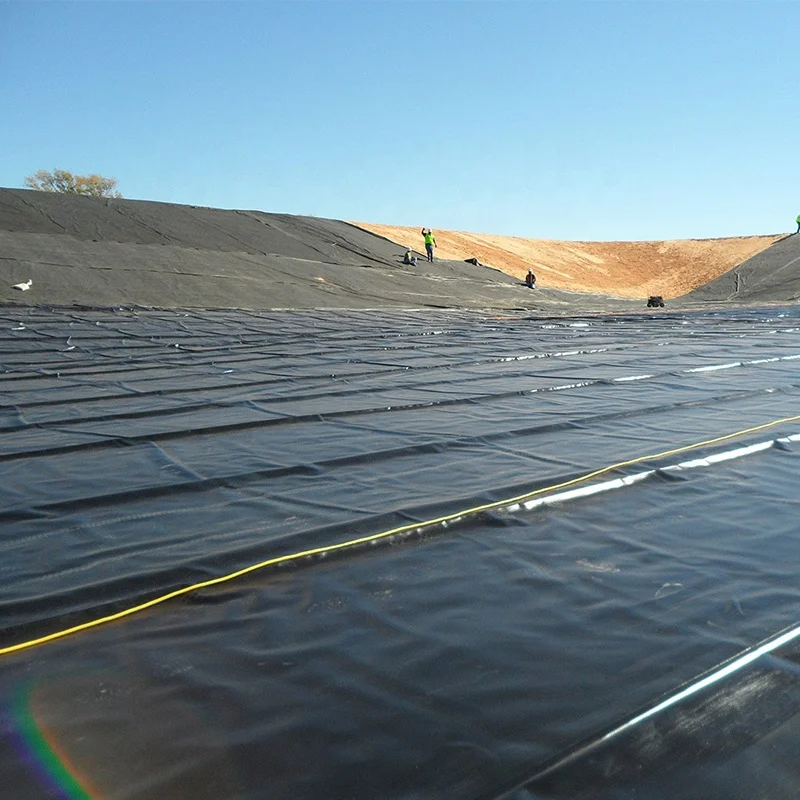 HDPE Geomembrane 1.0mm Waterproof Geo membrane for landfill in Thailand