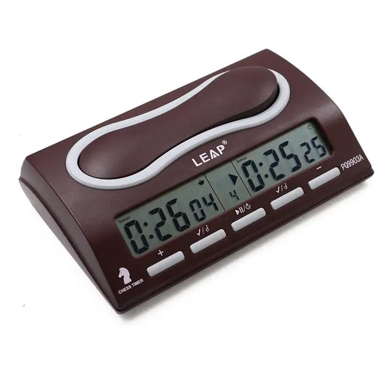 Chess Clock Digital Chess Timer Professional for Board Games with Alarm 3-in-1 Multifunction Portable Chess Clock
