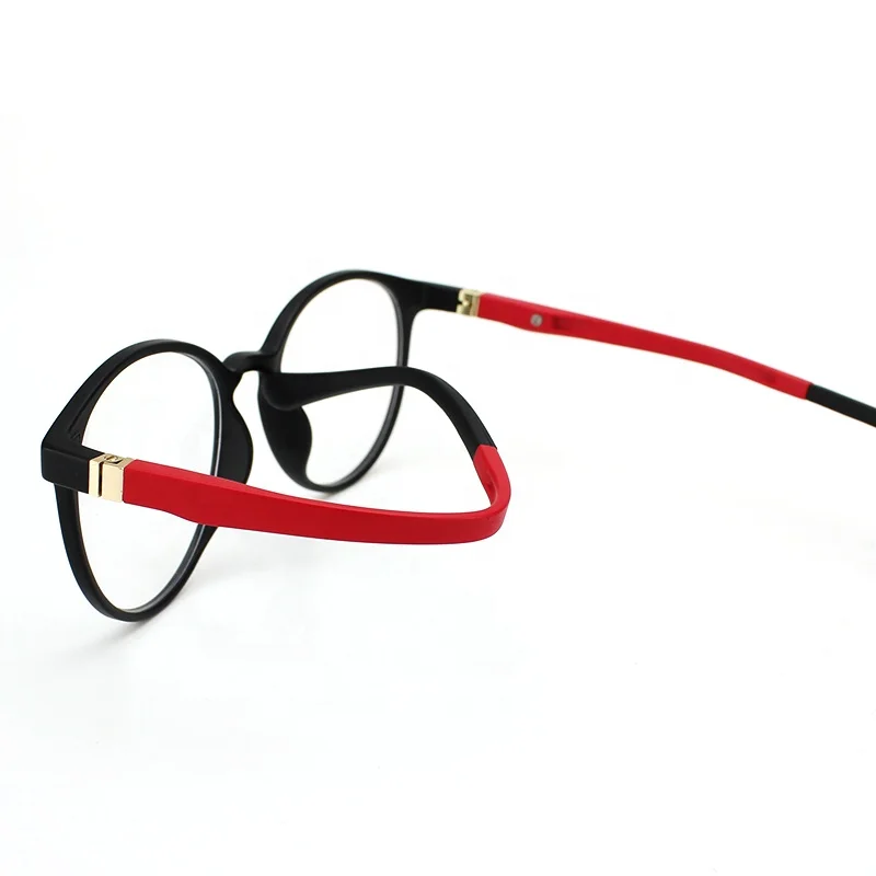 Super flexible round optical frame glasses eyeglasses with clip on magnetic unisex sunglasses