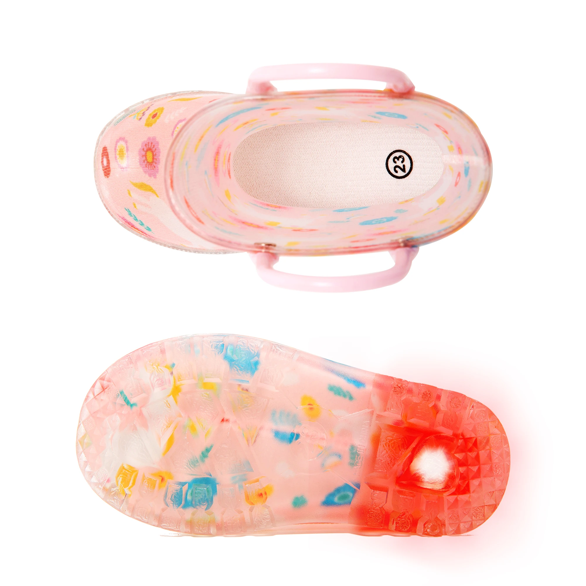 pvc Light Up Rain Boots for Little Kids